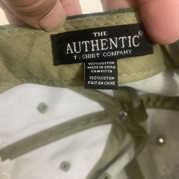 Blachford Camo Logo Hat The Authentic T-Shirt Company Hat - Picture 9 of 9